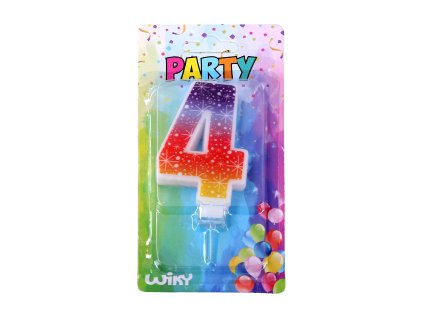 71537 party svicka cislo 4 hvezdy
