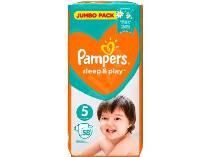 Pampers plenky Sleep & Play 5 Junior (11-16 kg) 58 ks