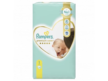 Pampers Premium Care 1 (2-5 kg) 52 ks