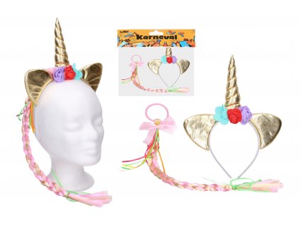 80675 set karneval celenka jednorozec mix barev