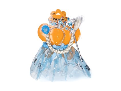 82286 set karneval princezna svetle modra