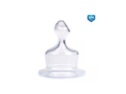 Canpol babies Savička 1-pomalá silikonová anatomická 2ks