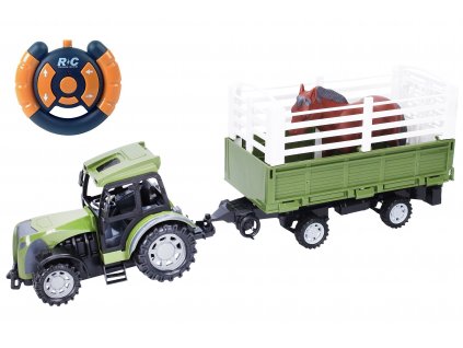 83372 traktor s vleckou rc na dalkove ovladani 45 cm
