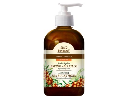 Green Pharmacy Hand Care Sea Buckthorn tekuté mýdlo 465 ml (pumpička)