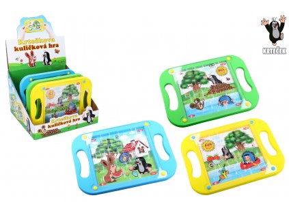 Guľôčková hra krtko veľká 20x1x15 cm (Farba Modrá)