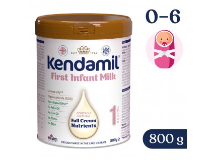 KENDAMIL 1 kojenecké mléko počáteční 800g DHA+