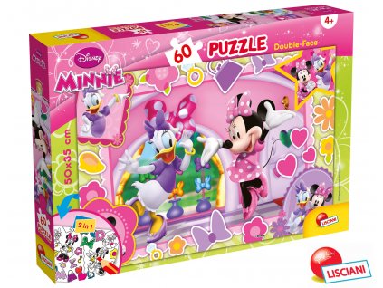 9510 minnie a daisy puzzle 60 oboustranne 50x35 cm