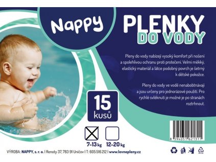 Nappy pleny do vody pull ups 7-13 kg 15 ks