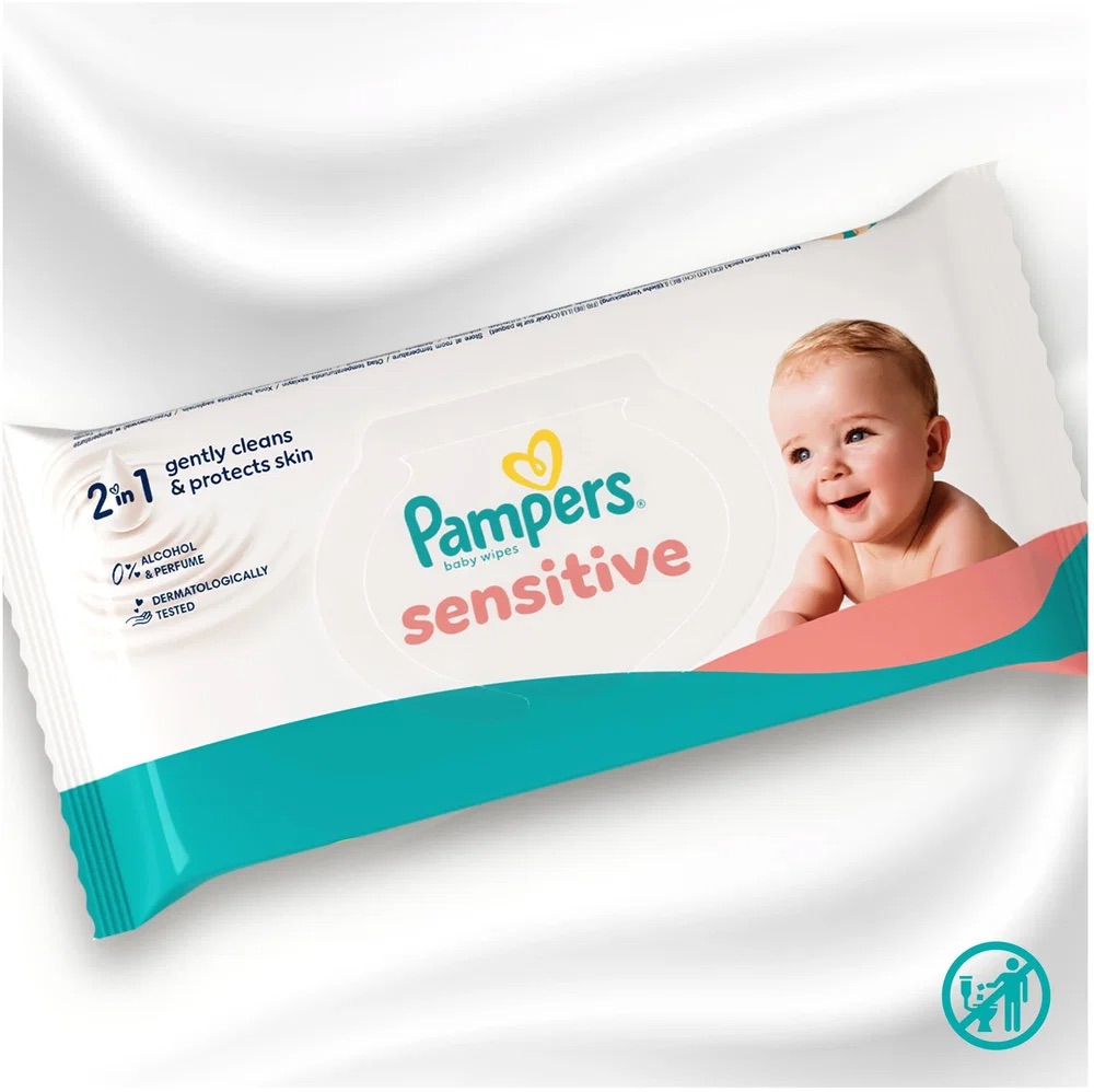 Pampers obrúsky Sensitive XXL 4x80 ks