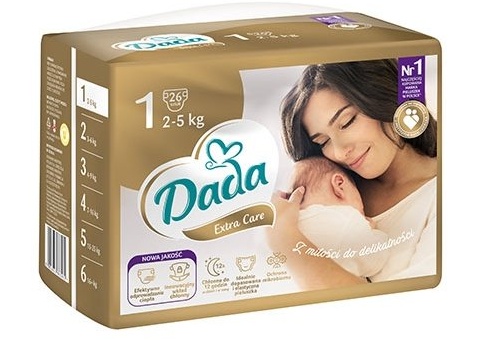 Dada Extra Care 1, 2-5 kg ​​26 ks