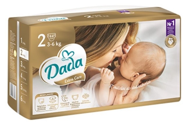 Dada Extra Care 2, 3-6 kg 44 ks