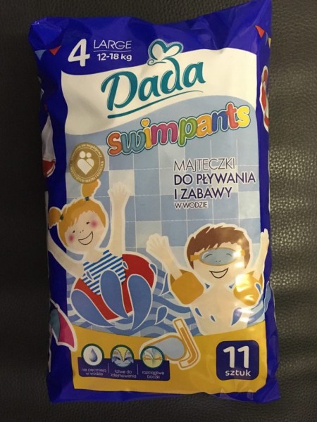 DADA plienky do vody vel. 4, 12-18 kg, 11 ks