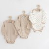 90225 kojenecke celorozepinaci body new baby classic ii uni 3ks bezove