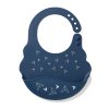 30544 nastavitelny silikonovy bryndak s kapsickou baby ono tmave modry
