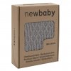 90698 bambusova pletena deka new baby se vzorem 100x80 cm grey