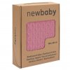 91667 bambusova pletena deka new baby se vzorem 100x80 cm pink