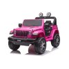 Detské elektrické autíčko Baby Mix Jeep Wrangler Rubicon ružové