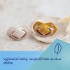 109849 10 canpol babies dudlik silikonovy symetricky light touch gold 18m 2ks modry