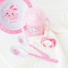 Canpol babies Melaminová miska s přísavkou BUNNY & COMPANY 270ml (Barva Modrá)