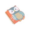 Notes 16x17 cm, 50 strán - zvieratká (Druh Sova)