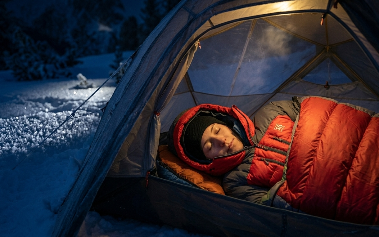 Komfortná teplota spacáku