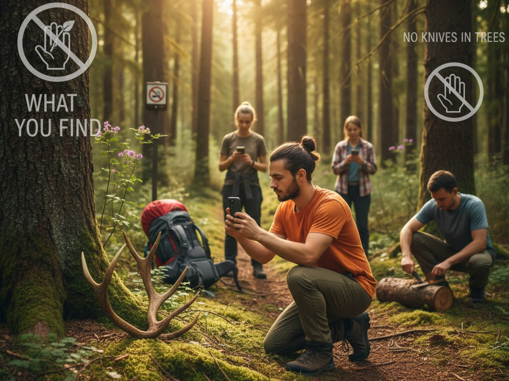 Prírodné detaily v lese