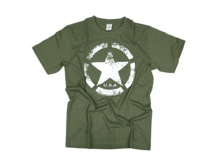 Tričko FOSTEX VINTAGE US ARMY STAR (Konfekčná veľkosť XXL)