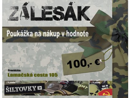 Darčeková poukážka 100 €