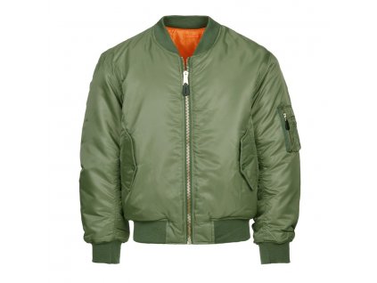 Letecká FOSTEX bunda MA-1 bomber, zelená (Konfekčná veľkosť XXXL)