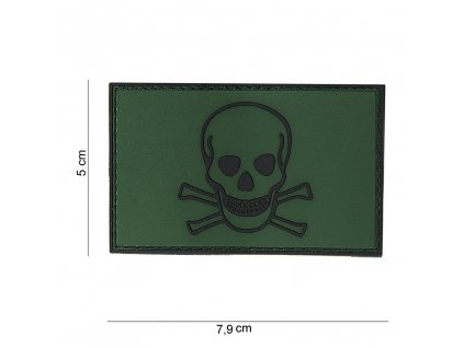 Nášivka PATCH 3D PVC PIRATE SKULL I