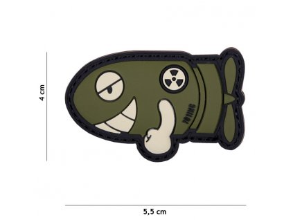 Nášivka PATCH 3D PVC FUNNY TORPEDO