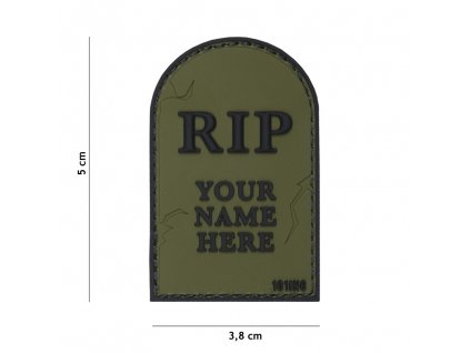 Nášivka PATCH 3D PVC RIP GREEN