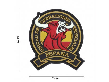 Nášivka PATCH 3D PVC ESPANA RED