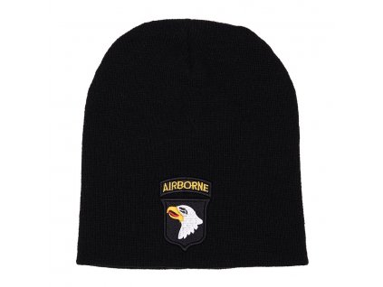 Čiapka pletená "BEANIE"101st Airborne, čierna