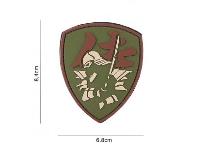 Nášivka PATCH 3D PVC Samurai Shield multi