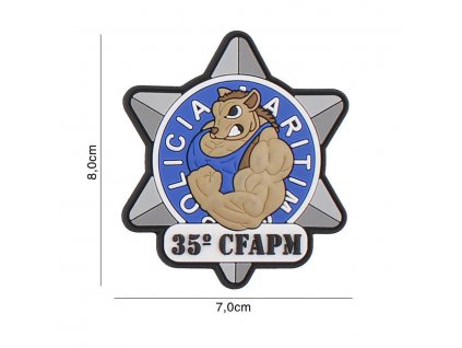 Nášivka PATCH 3D PVC CFAPM