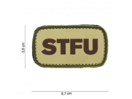 Nášivka PATCH 3D PVC STFU