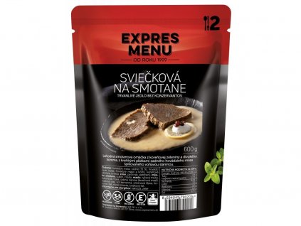 expres menu svieckova na smotane 2 porcie