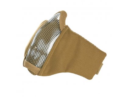 ochranna maska airsoft nylon mesh coyote