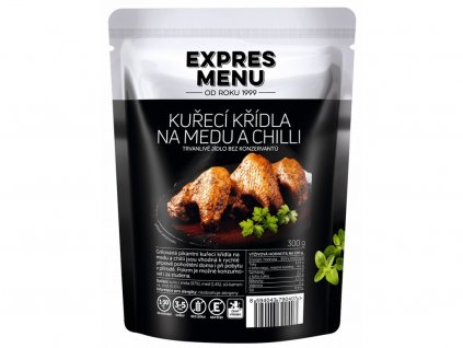 expres menu kuracie kridla na mede a chilli 3 porcie