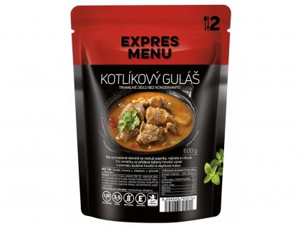 expres menu kotlikovy gulas 2 porcie