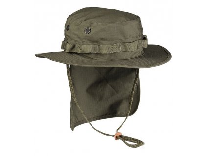 Klobúk MIL-TEC BOONIE s ochranou krku, olive (Konfekčná veľkosť XXXL)