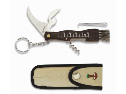 Hubársky nôž s otváračom a pinzetou