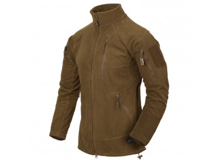 Mikina ALPHA TACTICAL Grid Fleece HELIKON, coyote