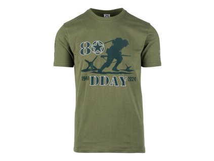 Tričko FOSTEX D-Day 80th, olive