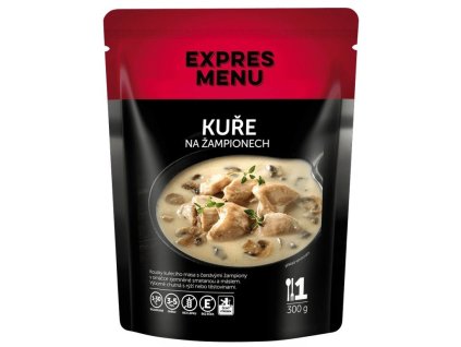 Expres menu - Kurča na šampiňónoch 1 porcia