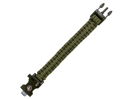 Náramok 101inc. 9 inch "PARACORD" JYFPB02, olive