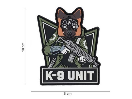 Nášivka PATCH 3D PVC K-9 Unit glow in the dark