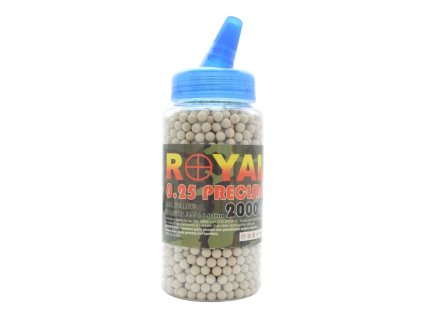 ROYAL PRECISION BB guličky 0.25g, 2000ks, biele