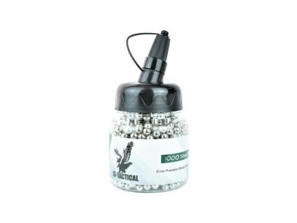 JS-TACTICAL 6mm oceľové BB guličky, 1000ks (JS-ST6.0 BB1000)